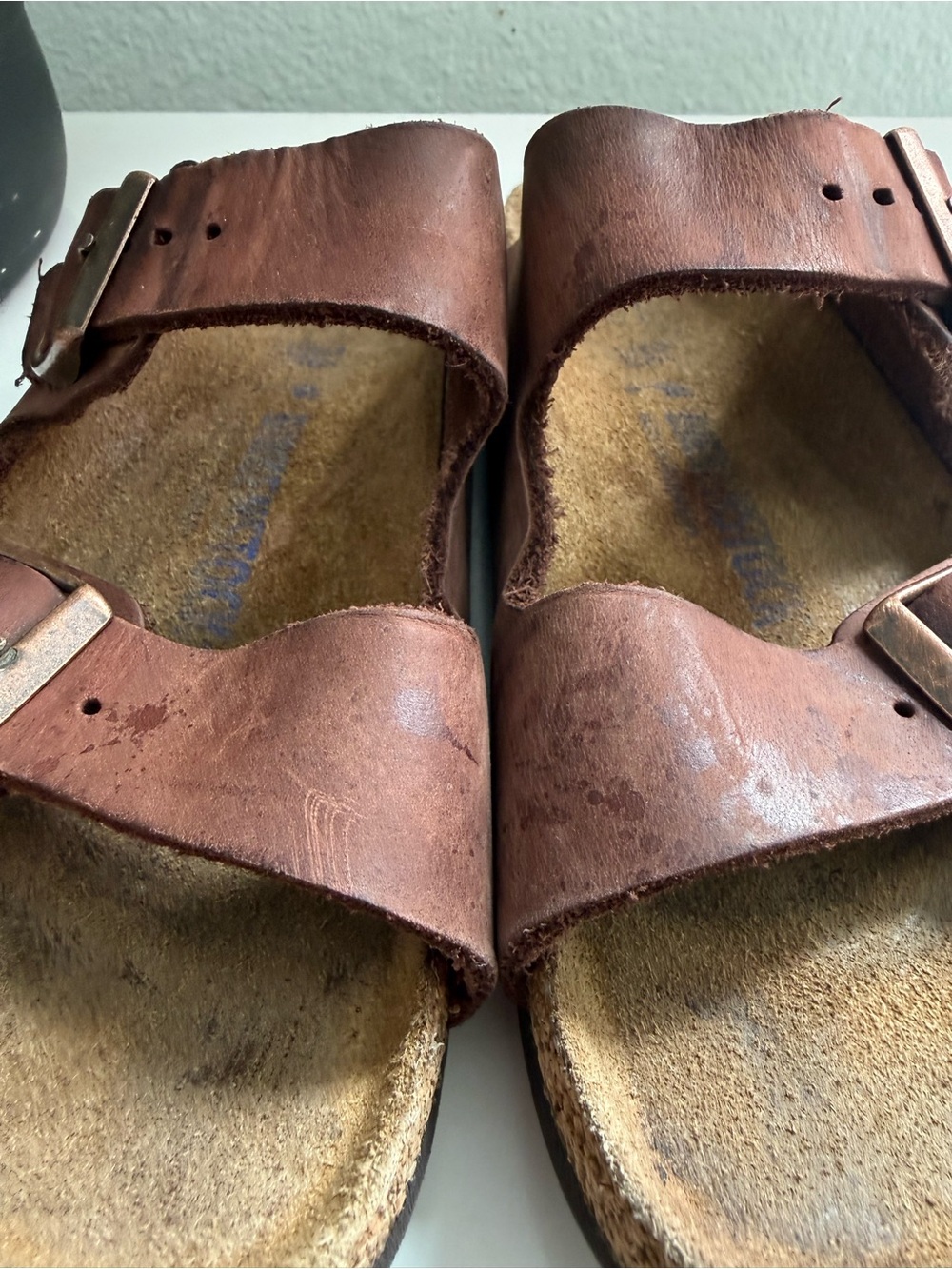 Birkenstock Arizona women size 5 soft footbed Brown Two-Strap Arizona Sandals - Picture 3 of 10